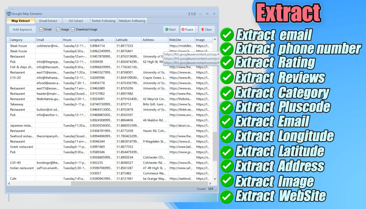 Google Map & Social Media Leads Generation software - Image 7