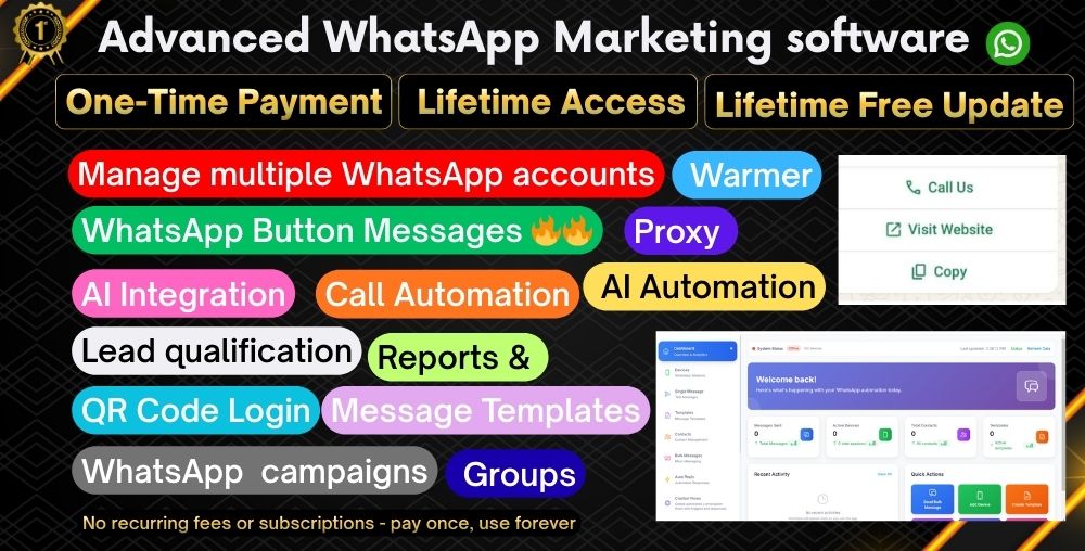 Advanced WhatsApp Marketing software