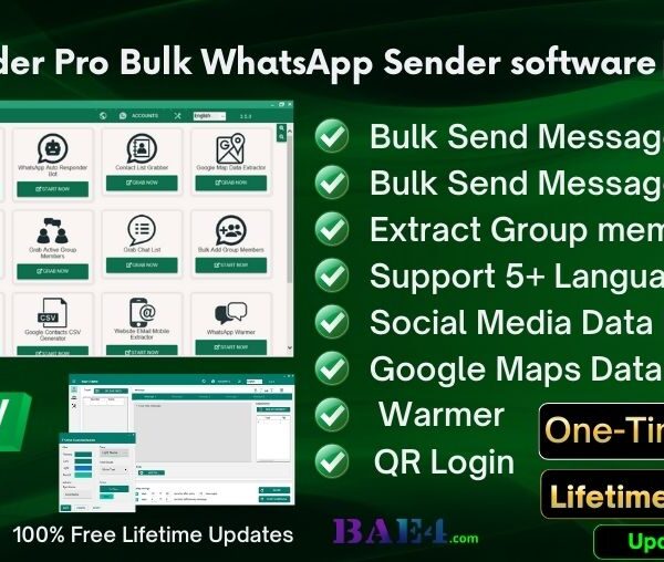 WA Sender Pro Update Version - V4.0.9 | Fix bugs 100%